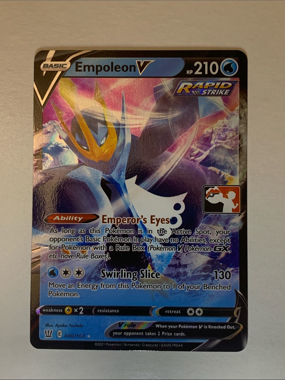Empoleon V Prize Pack Series One 040/163 RARE